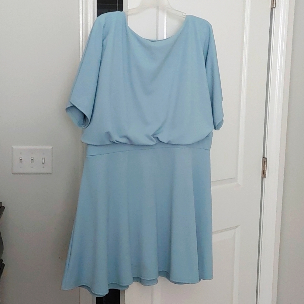 Blue Boohoo dress